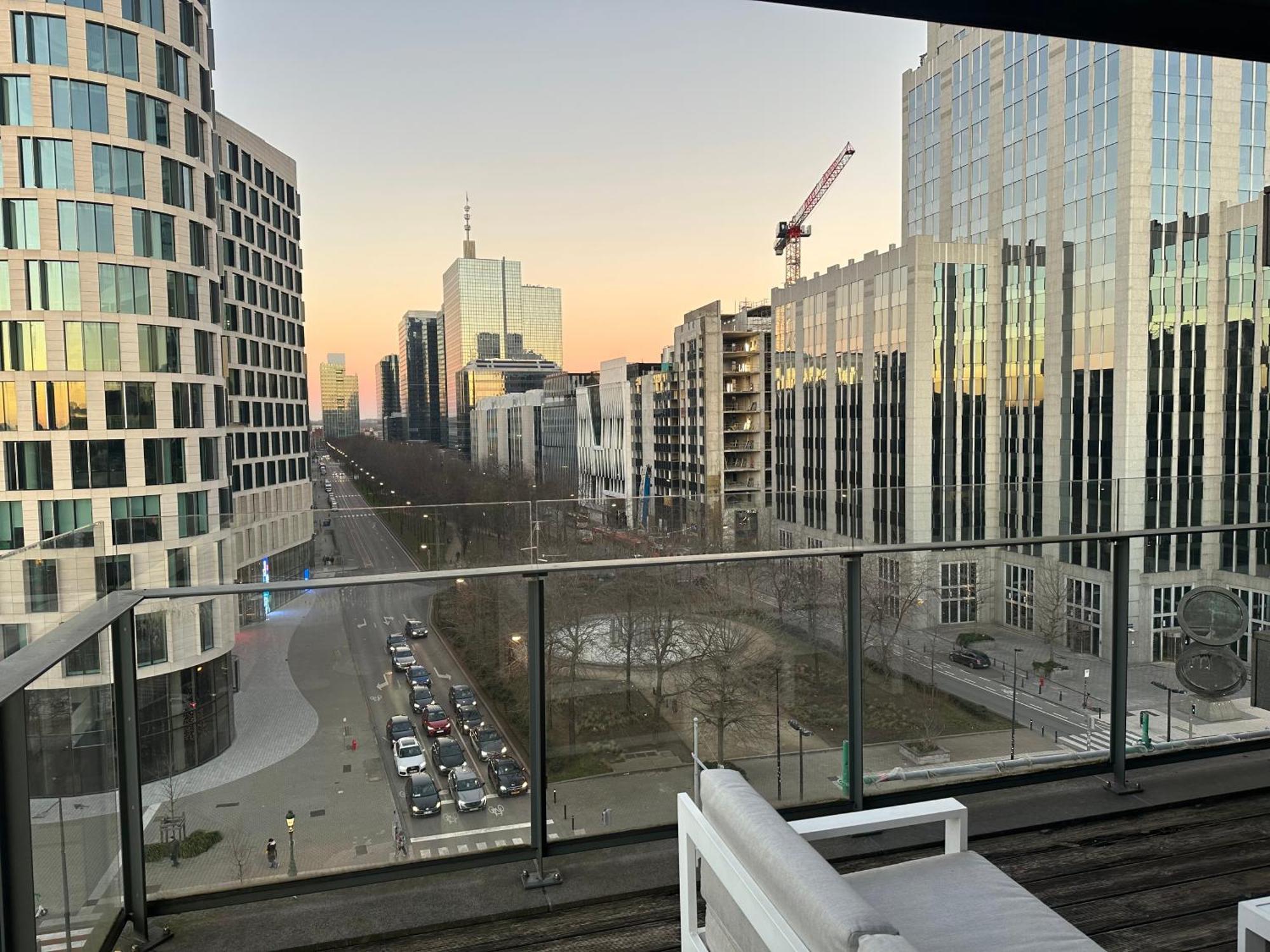 Apartment With Stunning View In City Center بروكسل المظهر الخارجي الصورة