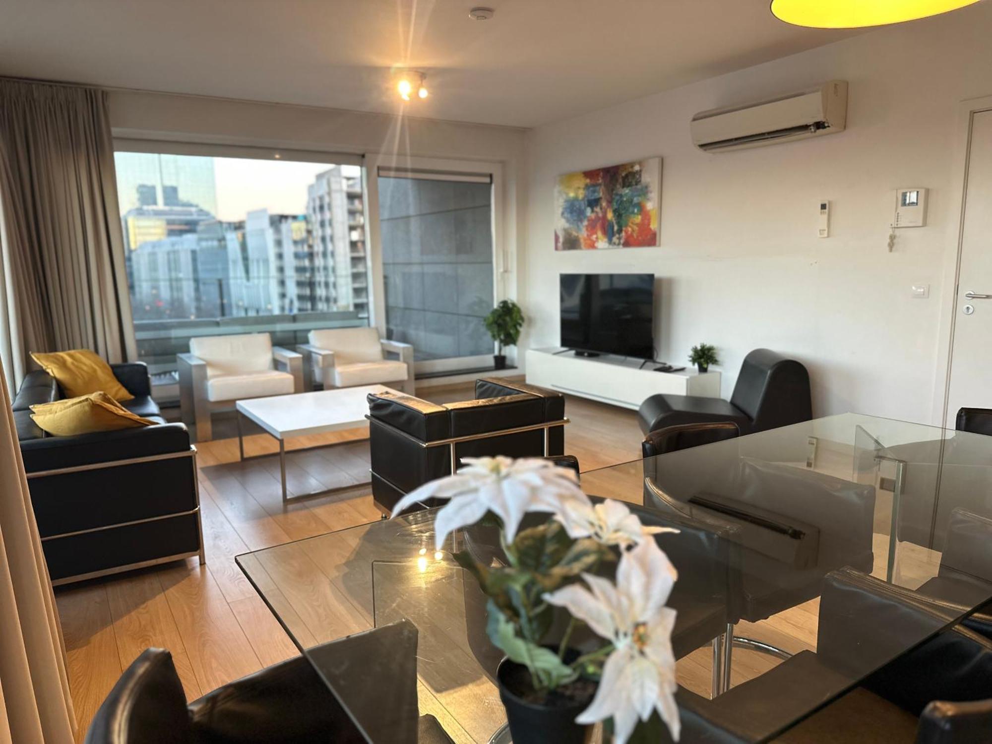 Apartment With Stunning View In City Center بروكسل المظهر الخارجي الصورة